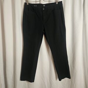 St Johns Bay Pants‎ Womens 14 Straight Leg Stretch Cropped Pants NWOT